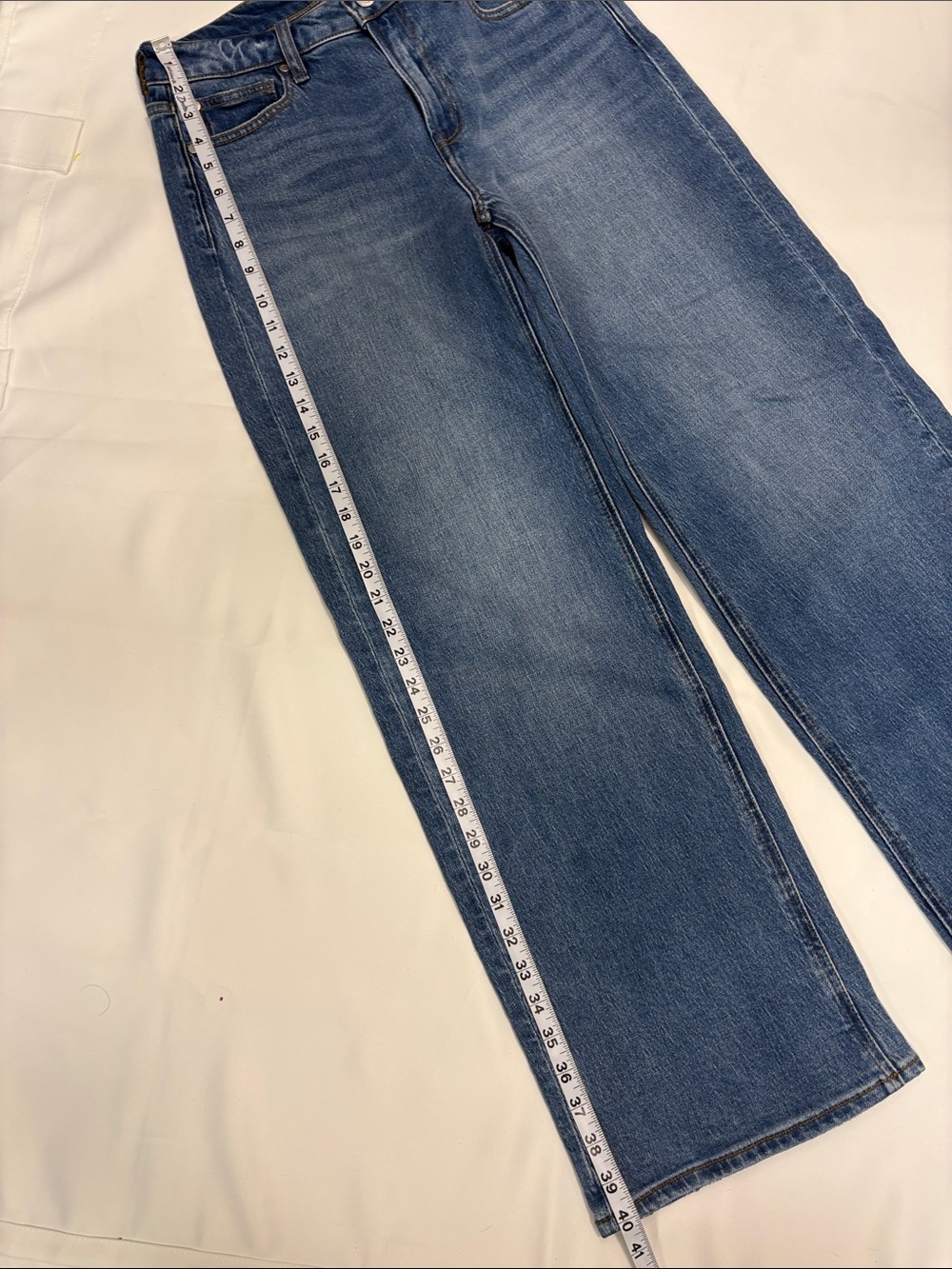 QUINCE WOMENS BELLA STRECH WIDE LEG JEANS! - Picture 4 of 13
